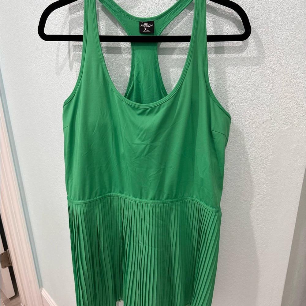 Green athletic dress
